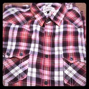 Men’s button down long sleeve shirt